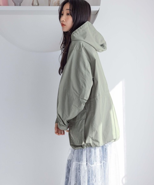 LOWRYS FARM(ローリーズファーム)の「ポケットブルゾン 290376(ブルゾン・レディース・グリーン/アイボリー/ブラック・FREE)」の7枚目の写真