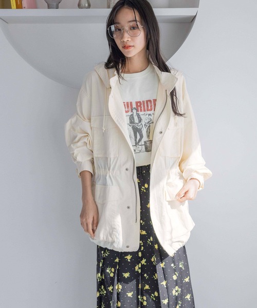 LOWRYS FARM(ローリーズファーム)の「ポケットブルゾン 290376(ブルゾン・レディース・グリーン/アイボリー/ブラック・FREE)」の10枚目の写真