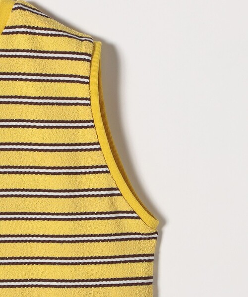 SHIPS any（シップス エニィ）の「SHIPS any:〈洗濯機可能〉パイル ボーダー ノースリーブ TEE（タンクトップ・レディース・ブルー/グリーン/イエロー・ONE SIZE）」の18枚目の写真