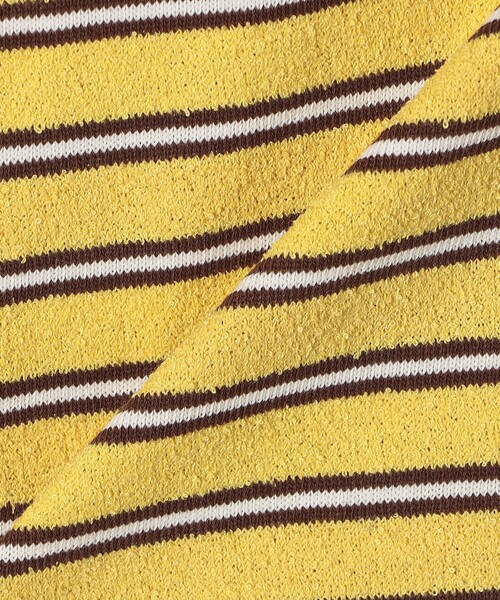 SHIPS any（シップス エニィ）の「SHIPS any:〈洗濯機可能〉パイル ボーダー ノースリーブ TEE（タンクトップ・レディース・ブルー/グリーン/イエロー・ONE SIZE）」の9枚目の写真