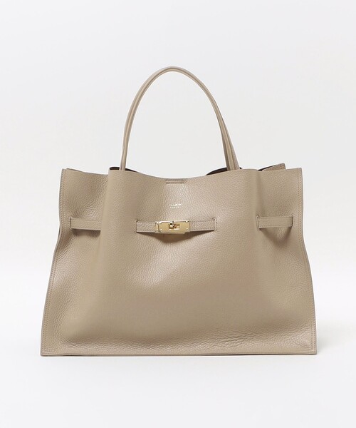 VIOLAd'ORO（ヴィオラドーロ）の「＜VIOLAd’ORO＞Wフェイス レザー トートバッグ（トートバッグ・レディース・ブラック/ダークグレー/モカ・FREE）」の6枚目の写真