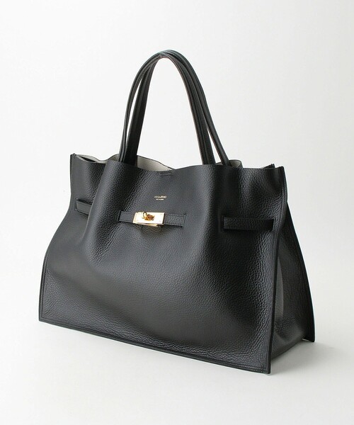 VIOLAd'ORO（ヴィオラドーロ）の「＜VIOLAd’ORO＞Wフェイス レザー トートバッグ（トートバッグ・レディース・ブラック/ダークグレー/モカ・FREE）」の21枚目の写真