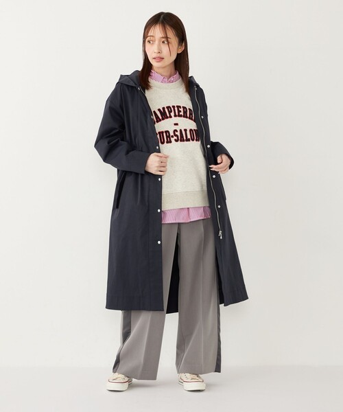 SHIPS Colors(シップス カラーズ)の「SHIPS Colors:サガラ刺繍 スウェット(スウェット・レディース・ネイビー/ナチュラル/グレー・ONE SIZE)」の7枚目の写真