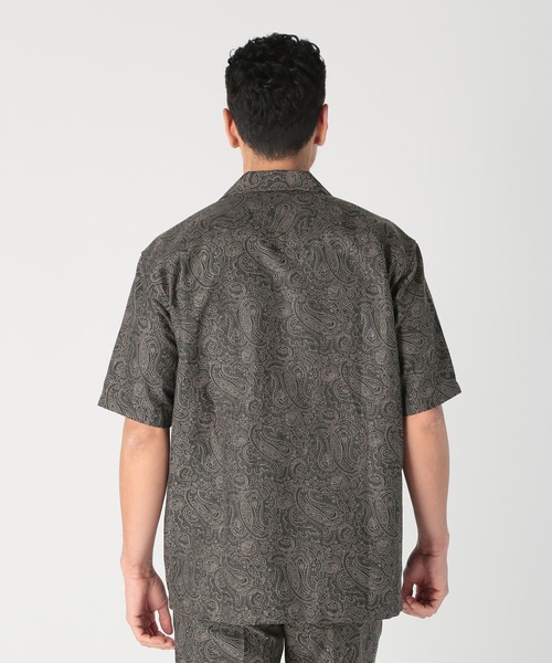 MEN'S BIGI（メンズビギ）の「ジャガードオープンカラーシャツ（シャツ/ブラウス・メンズ・カーキ/ライトグレー・02/03）」の5枚目の写真