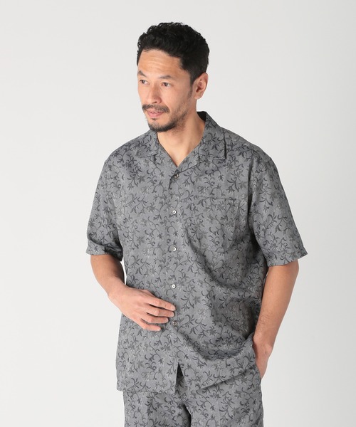 MEN'S BIGI（メンズビギ）の「ジャガードオープンカラーシャツ（シャツ/ブラウス・メンズ・カーキ/ライトグレー・02/03）」の6枚目の写真