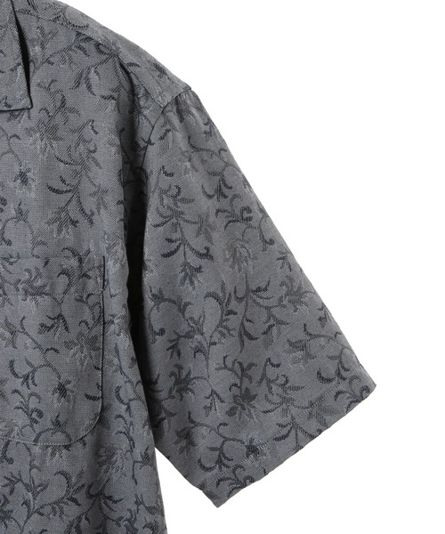 MEN'S BIGI（メンズビギ）の「ジャガードオープンカラーシャツ（シャツ/ブラウス・メンズ・カーキ/ライトグレー・02/03）」の16枚目の写真