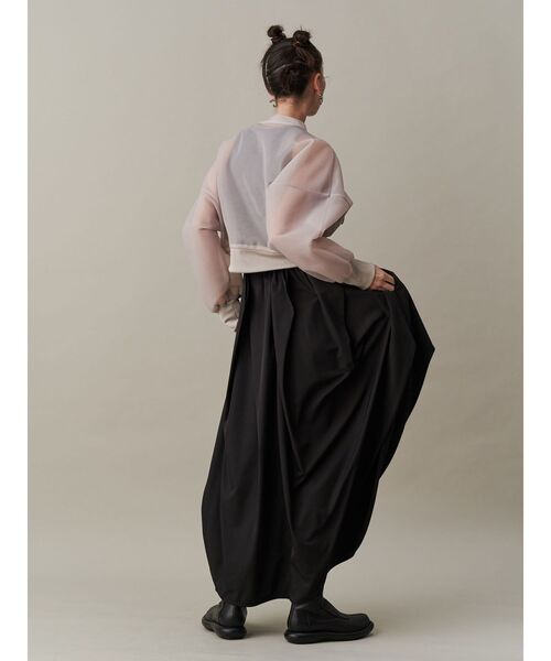 un3d. サスペンダーワンピース CURVE LINE TUCK SLEEVELESS OP / カーブラインタックスリーブ