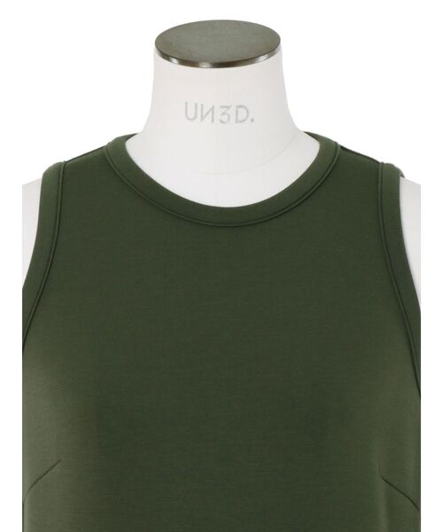 YONFA フラッシースリットスリーブティー (olive) YONFA フラッシースリットスリーブティー (olive)