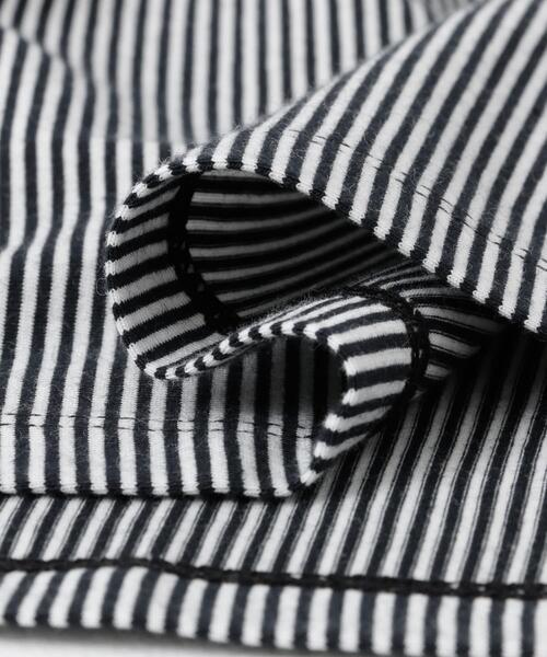 ITEMS URBANRESEARCH（アイテムズ アーバンリサーチ）の「フハクライクソデギャザープルオーバー（Tシャツ/カットソー・レディース・オフホワイト/ブラック/ストライプ・FREE）」の22枚目の写真