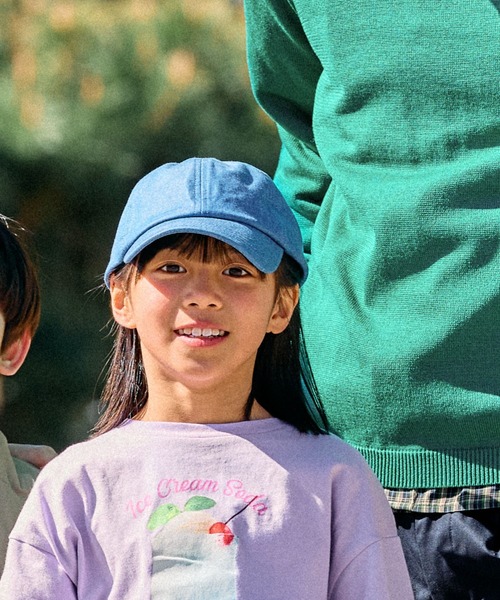 FOUND GOOD（ファウンドグッド）の「G/デニムリボンキャップ（キャップ・キッズ・ネイビー/ブルー系5・FREE）」の3枚目の写真