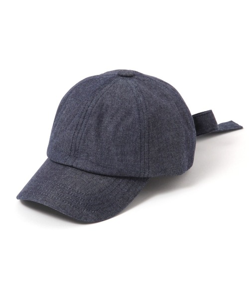 FOUND GOOD（ファウンドグッド）の「G/デニムリボンキャップ（キャップ・キッズ・ネイビー/ブルー系5・FREE）」の9枚目の写真