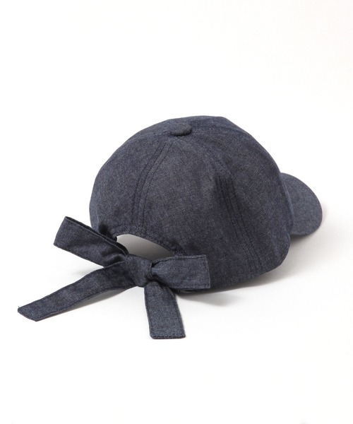 FOUND GOOD（ファウンドグッド）の「G/デニムリボンキャップ（キャップ・キッズ・ネイビー/ブルー系5・FREE）」の12枚目の写真