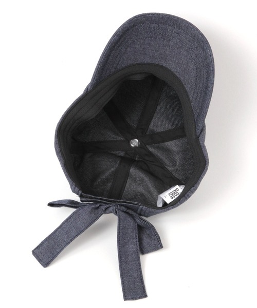 FOUND GOOD（ファウンドグッド）の「G/デニムリボンキャップ（キャップ・キッズ・ネイビー/ブルー系5・FREE）」の13枚目の写真