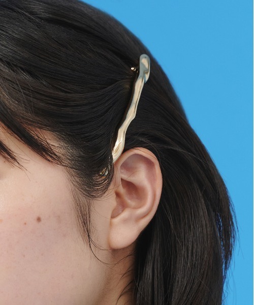 CONTROL FREAK / CTFK(コントロールフリーク)の「CONTROL FREAK / CTFK(コントロールフリーク)Drawingバレッタ(バレッタ/ヘアクリップ・レディース・ゴールド/シルバー・FREE)」の1枚目の写真