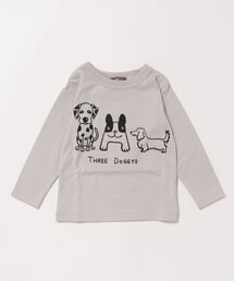 P.FIELD（ピーフィールド）の「P.FIELD/ピーフィールド　日本製　スリードッグ　ロンT（Tシャツ/カットソー）」