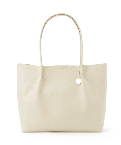 SHOO・LA・RUE（シューラルー）の「【軽量／A4】つまみハンドルトートバッグ（トートバッグ・レディース・グリーン/アイボリー/ブラック/ナチュラル・00）」の13枚目の写真