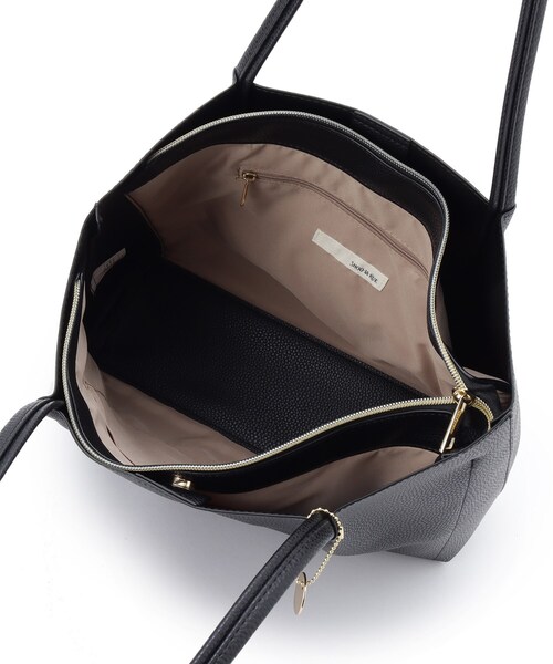 SHOO・LA・RUE（シューラルー）の「【軽量／A4】つまみハンドルトートバッグ（トートバッグ・レディース・グリーン/アイボリー/ブラック/ナチュラル・00）」の21枚目の写真