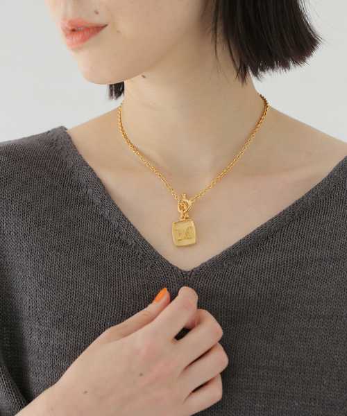 BEN AMUN（ベンアムン）の「【BEN-AMUN/ベンアムン】Mネックレス（ネックレス・レディース・ゴールド・FREE）」の9枚目の写真