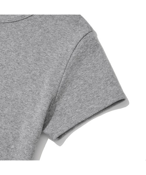 KIRSH（キルシー）の「KIRSH PLAIN CHERRY SEMI CROP T-SHIRT キルシー　プレーン チェリー セミ クロップ丈 Tシャツ（Tシャツ/カットソー・レディース・ホワイト/ダークネイビー/グレー・ONE SIZE）」の12枚目の写真