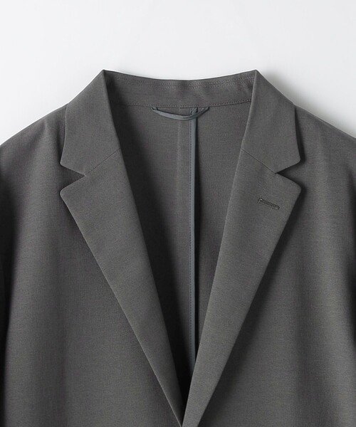 【極美品】green label relaxing ニットテーラードジャケット セール】ワープニット リラックス ジャケット -ストレッチ・吸水
