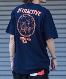 【MODISH GAZE】スモーキングガール SIT BACK AND RELAX半袖Tシャツ(CP)