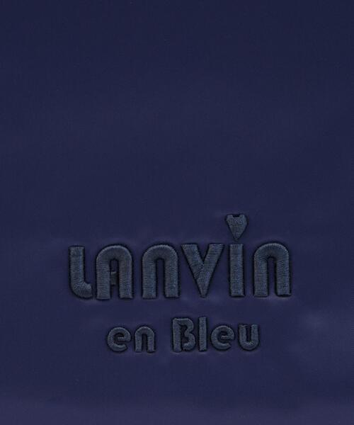 LANVIN en Bleu(ランバンオンブルー)の「サテンナイロンドロストトートバッグ大(トートバッグ・レディース・ブラック/カーキ/ネイビー・FREE)」の9枚目の写真