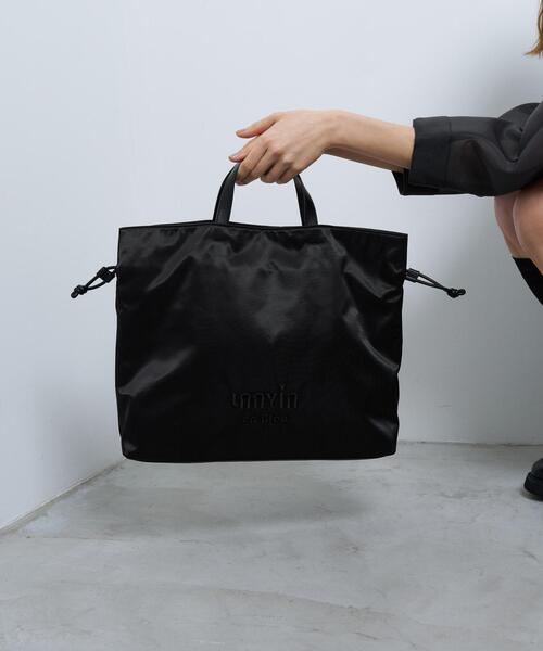 サテンナイロンドロストトートバッグ大（トートバッグ）｜LANVIN