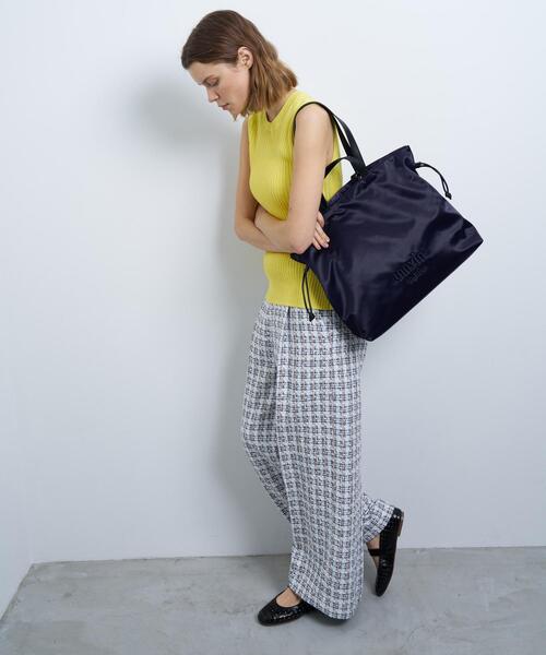 サテンナイロンドロストトートバッグ大（トートバッグ）｜LANVIN