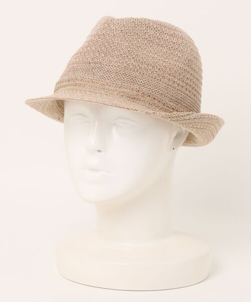 UNION STATION（ユニオンステーション）の「ペーパーハット/ストローハット（ハット・メンズ・ブラック/ベージュ・FREE）」の2枚目の写真