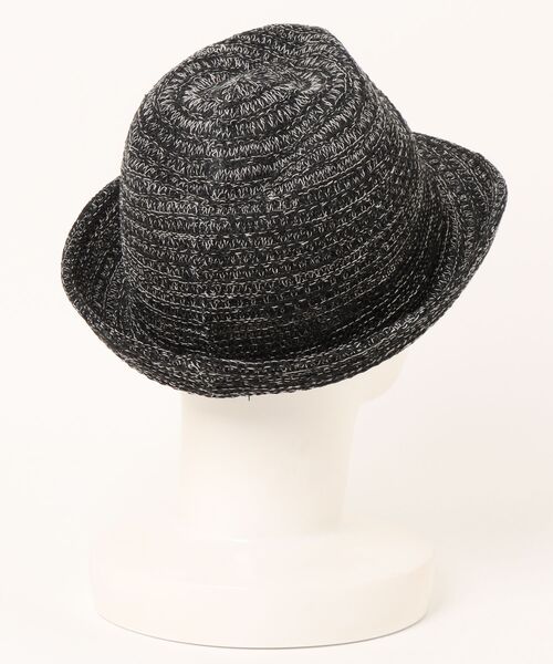 UNION STATION（ユニオンステーション）の「ペーパーハット/ストローハット（ハット・メンズ・ブラック/ベージュ・FREE）」の3枚目の写真