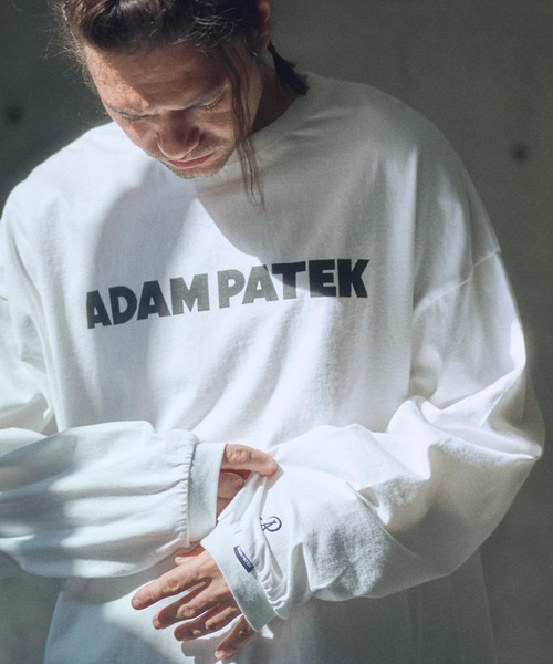 ADAM PATEK（アダムパテック）の「ADAMPATEK/basic logo long sleeve T/ロゴロングスリーブTシャツ(AP2514015)（Tシャツ/カットソー・レディース・ホワイト/パープル/オレンジ/ブラック・1/2）」の11枚目の写真