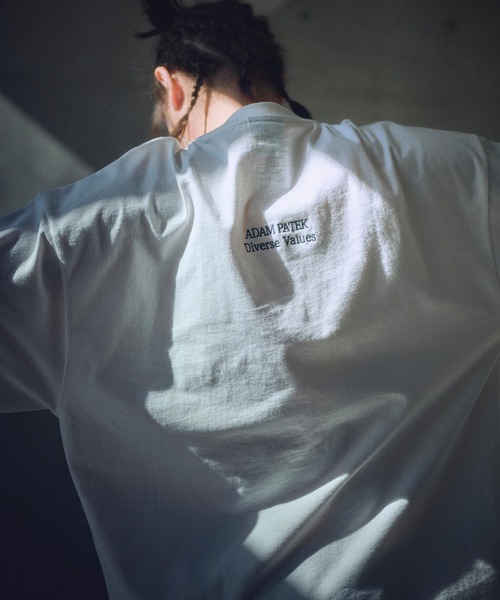 ADAM PATEK（アダムパテック）の「ADAMPATEK/basic logo long sleeve T/ロゴロングスリーブTシャツ(AP2514015)（Tシャツ/カットソー・レディース・ホワイト/パープル/オレンジ/ブラック・1/2）」の12枚目の写真