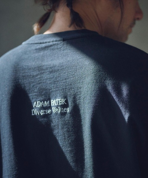 ADAM PATEK（アダムパテック）の「ADAMPATEK/basic logo long sleeve T/ロゴロングスリーブTシャツ(AP2514015)（Tシャツ/カットソー・レディース・ホワイト/パープル/オレンジ/ブラック・1/2）」の17枚目の写真