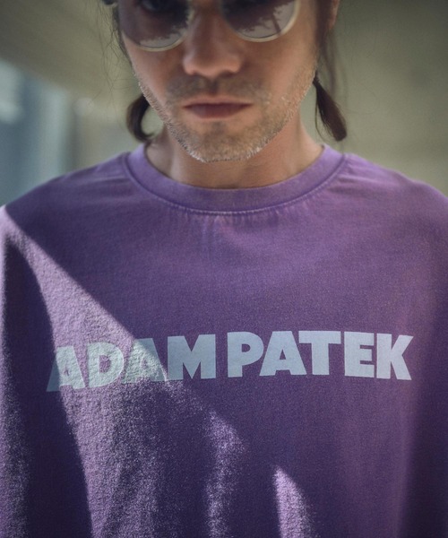 ADAM PATEK（アダムパテック）の「ADAMPATEK/basic logo long sleeve T/ロゴロングスリーブTシャツ(AP2514015)（Tシャツ/カットソー・レディース・ホワイト/パープル/オレンジ/ブラック・1/2）」の21枚目の写真