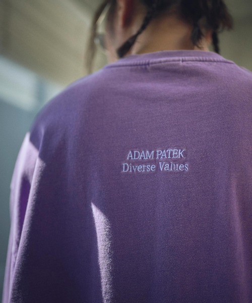 ADAM PATEK（アダムパテック）の「ADAMPATEK/basic logo long sleeve T/ロゴロングスリーブTシャツ(AP2514015)（Tシャツ/カットソー・レディース・ホワイト/パープル/オレンジ/ブラック・1/2）」の22枚目の写真