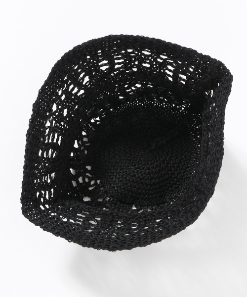 LOWRYS FARM（ローリーズファーム）の「クロシェサーモＨＡＴ　 260061（ハット・レディース・ホワイト/ブラック/ブルー・FREE）」の8枚目の写真