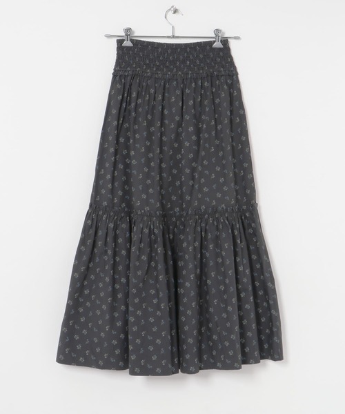 GANNI（ガニー）の「GANNI　Printed Cotton Smock Skirt（スカート・レディース・ブラック系その他・36）」の12枚目の写真