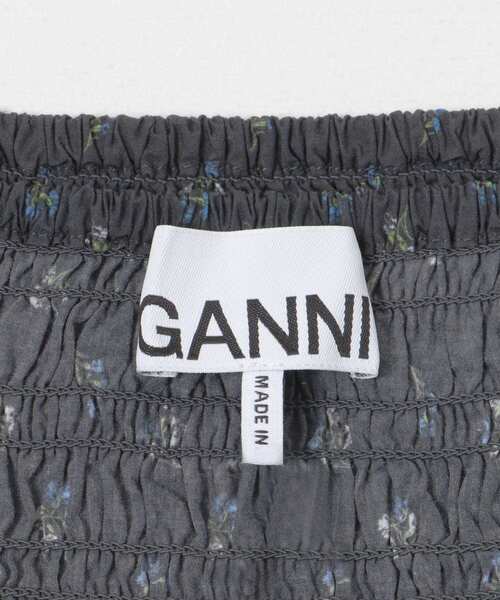 GANNI（ガニー）の「GANNI　Printed Cotton Smock Skirt（スカート・レディース・ブラック系その他・36）」の14枚目の写真