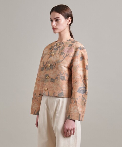 【BEIGE】<LOEFF>フラグメント フラワー ジャケット LOEFF＞フラグメント フラワー ジャケット 【公式通販】