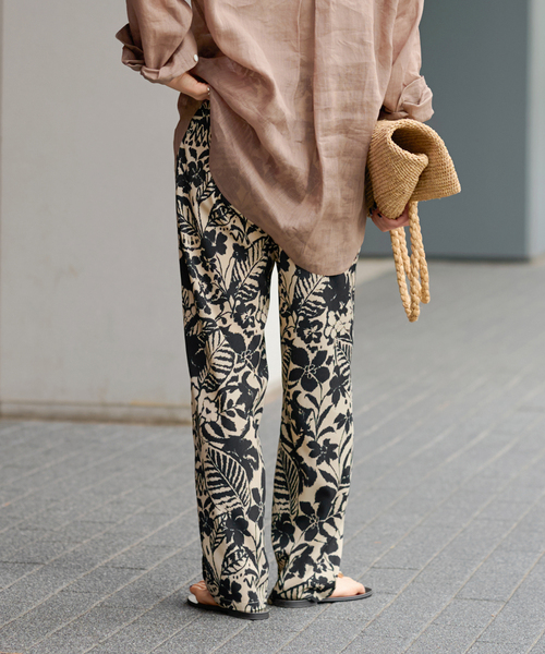 2025SS ボタニカルプリントパンツ ジャーナルスタンダ　新品 2025SS ボタニカルプリントパンツ ジャーナルスタンダ 新品