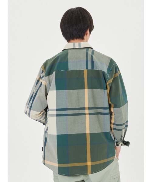 Barbour（バブアー）の「ラージ タータンチェック レギュラーカラー シャツ（シャツ/ブラウス・メンズ・オリーブ/ベージュ/グリーン・38/36/40/42）」の8枚目の写真