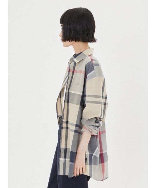 Barbour（バブアー）の「ラージ タータンチェック レギュラーカラー シャツ（シャツ/ブラウス・メンズ・オリーブ/ベージュ/グリーン・38/36/40/42）」の13枚目の写真