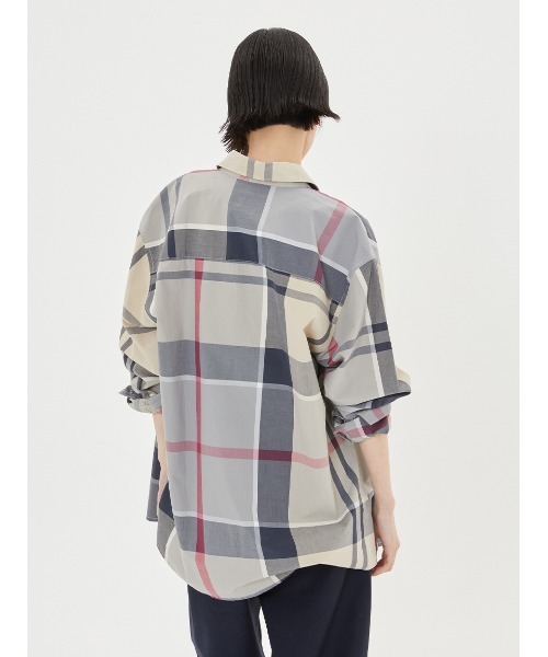 Barbour（バブアー）の「ラージ タータンチェック レギュラーカラー シャツ（シャツ/ブラウス・メンズ・オリーブ/ベージュ/グリーン・38/36/40/42）」の14枚目の写真