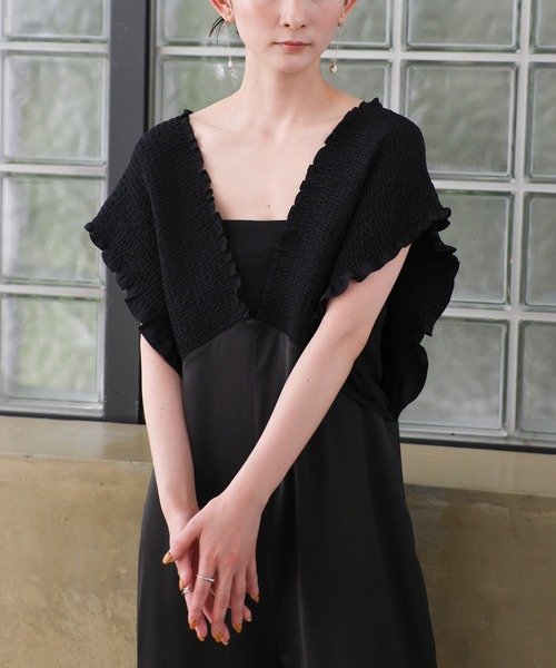 オケージョン、結婚式、オールインワン セール】【オケージョン/結婚式】レイヤードキャミ