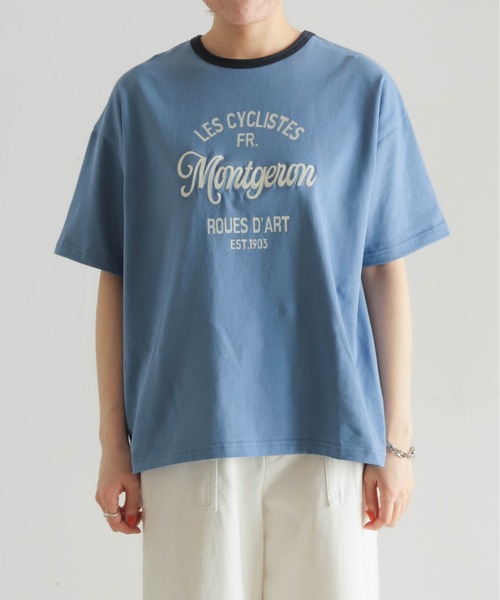 tシャツ チェーンロゴ刺繍PT　半袖TEE レディース チェーンロゴ刺繍PT 半袖TEE（Tシャツ/カットソー）｜NOMBRE