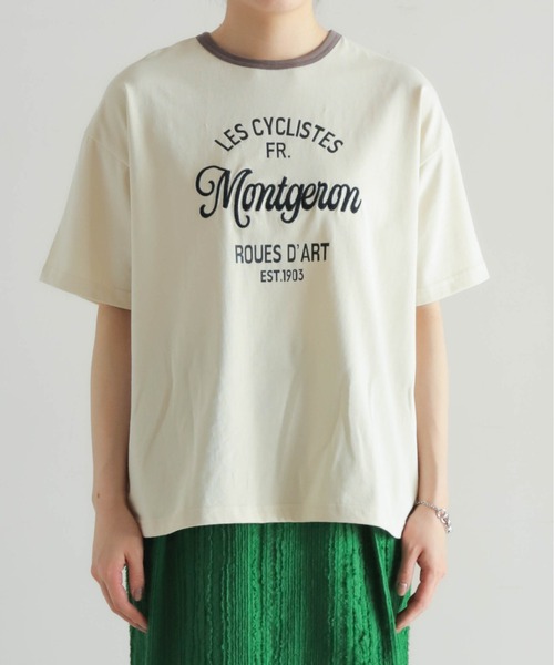 tシャツ チェーンロゴ刺繍PT　半袖TEE レディース チェーンロゴ刺繍PT 半袖TEE（Tシャツ/カットソー）｜NOMBRE