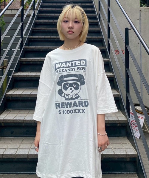 WANTED PEPE BIG BIG Tシャツ（Tシャツ/カットソー）｜Candy