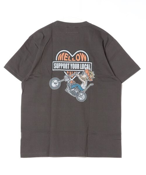 MELLOW(メロー)の「LOCAL MARVIE SS TEE(Tシャツ/カットソー・メンズ・ブラック/ホワイト/グリーン・M/L/XL)」の5枚目の写真