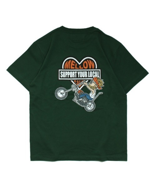 MELLOW(メロー)の「LOCAL MARVIE SS TEE(Tシャツ/カットソー・メンズ・ブラック/ホワイト/グリーン・M/L/XL)」の10枚目の写真