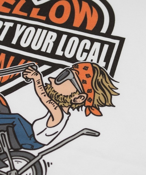 MELLOW(メロー)の「LOCAL MARVIE SS TEE(Tシャツ/カットソー・メンズ・ブラック/ホワイト/グリーン・M/L/XL)」の16枚目の写真